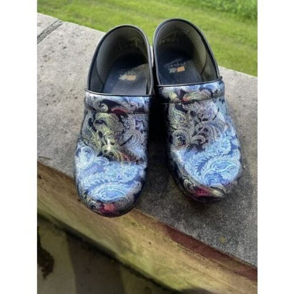 Dansko Professional Clog Women Crosshatch Patent Size 10.5-11 / EU 41 M - Picture 1 of 5